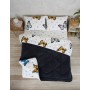ETE HOMETEX ÇİFT KİŞİLİK LÜX WELSOFT YORGAN SETİ 195X215CM KELEBEK ANTRASİT 8696474231941